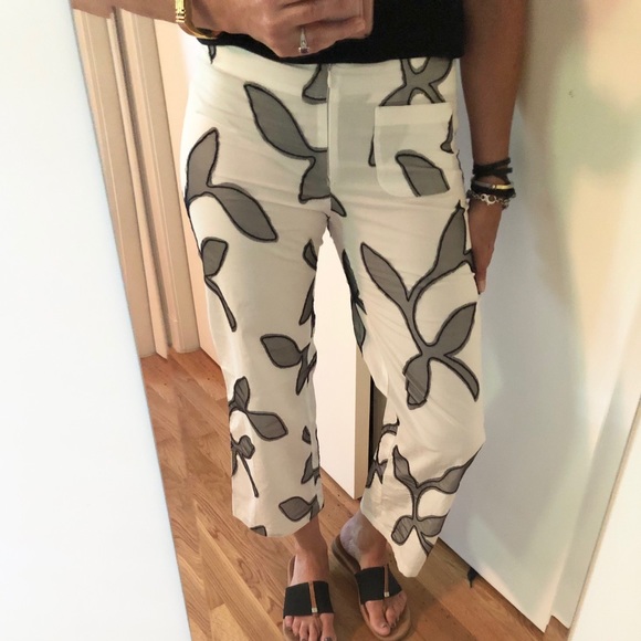 Piazza Sempione Floral Dress Pants - Picture 3 of 8